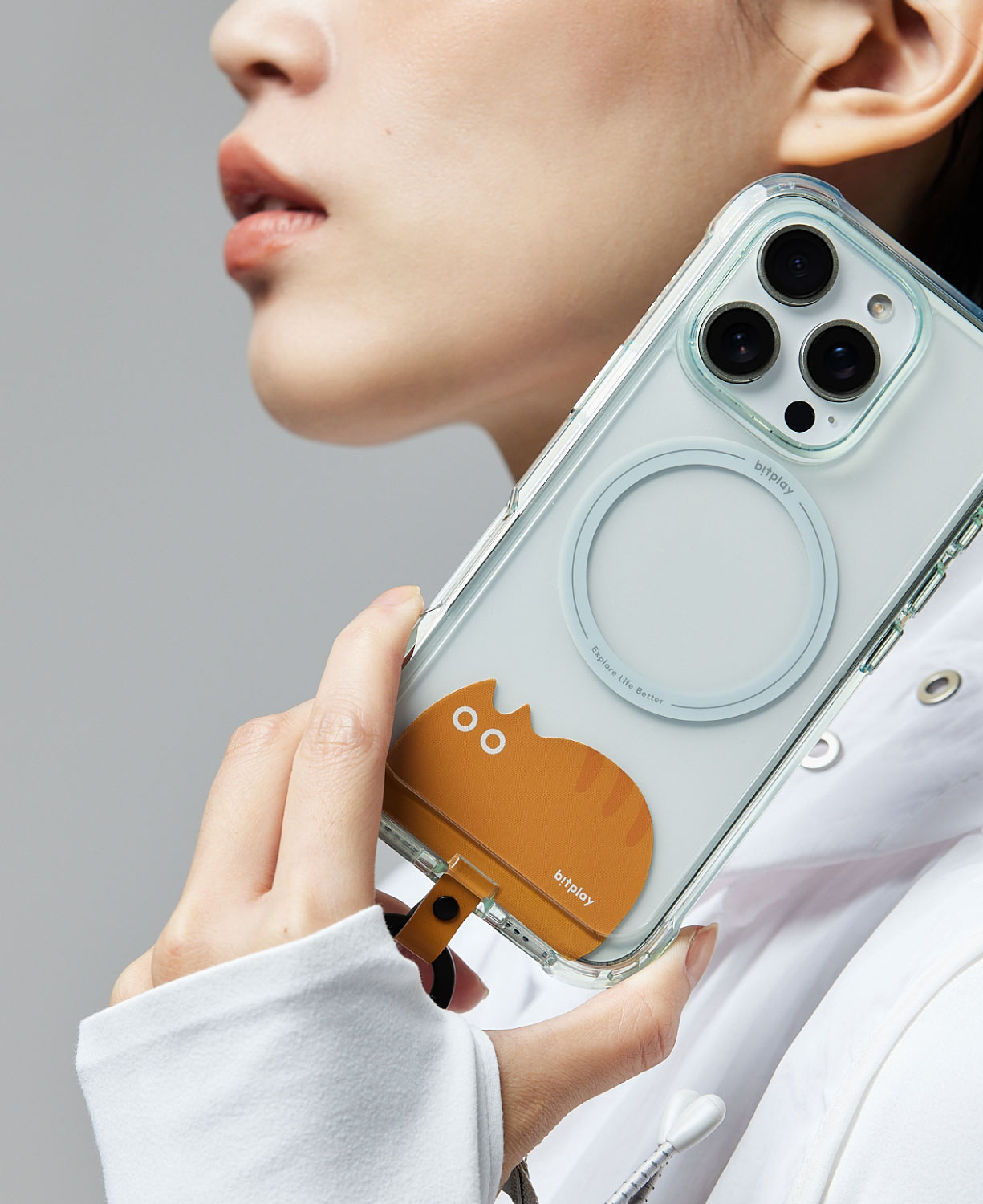 造型轉接墊片- 橘貓吐司