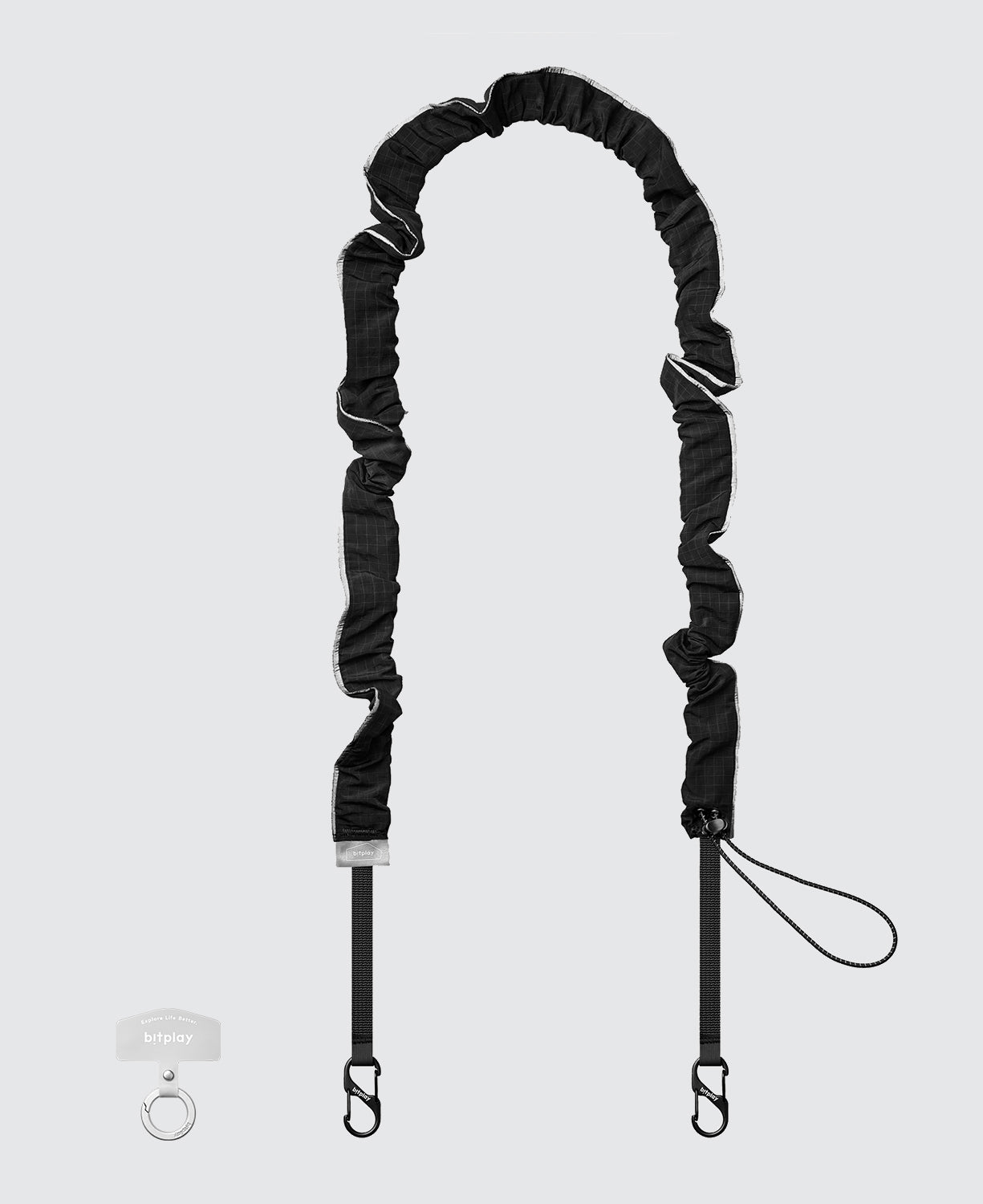 圈圈反光背帶 探索黑