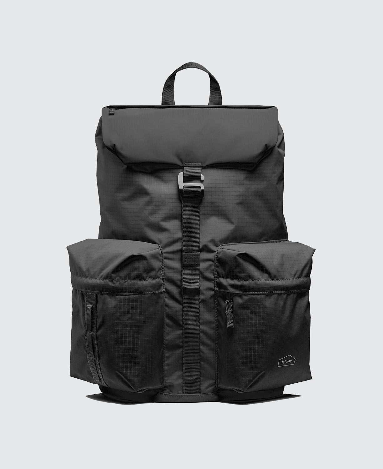 防潑水輕量後背包 黑