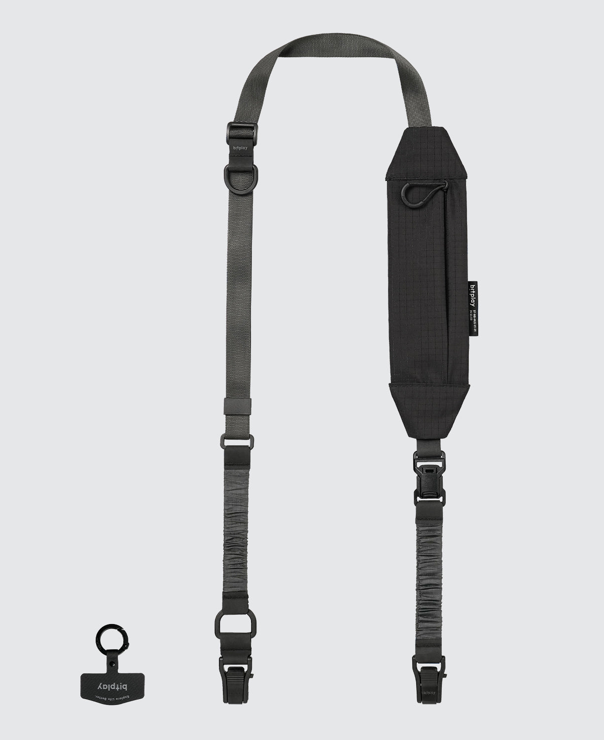 斜背小包掛繩 探索黑