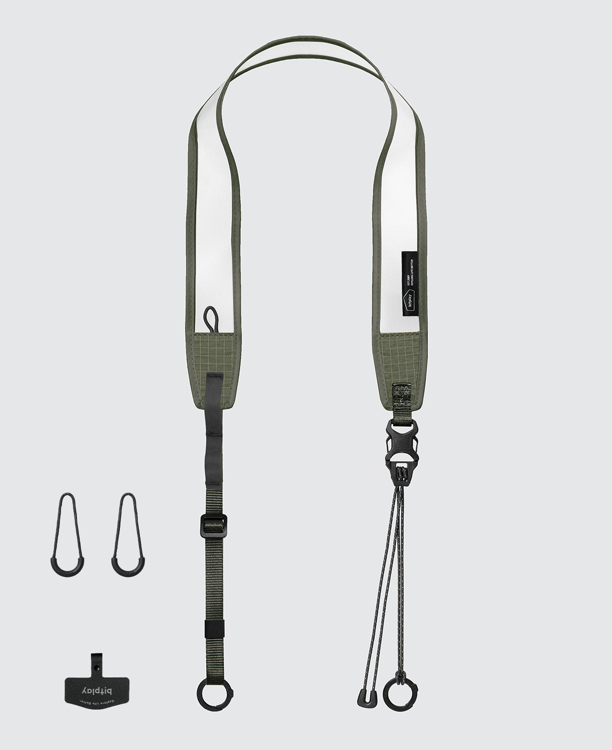 漫遊機能背帶 霧灰綠