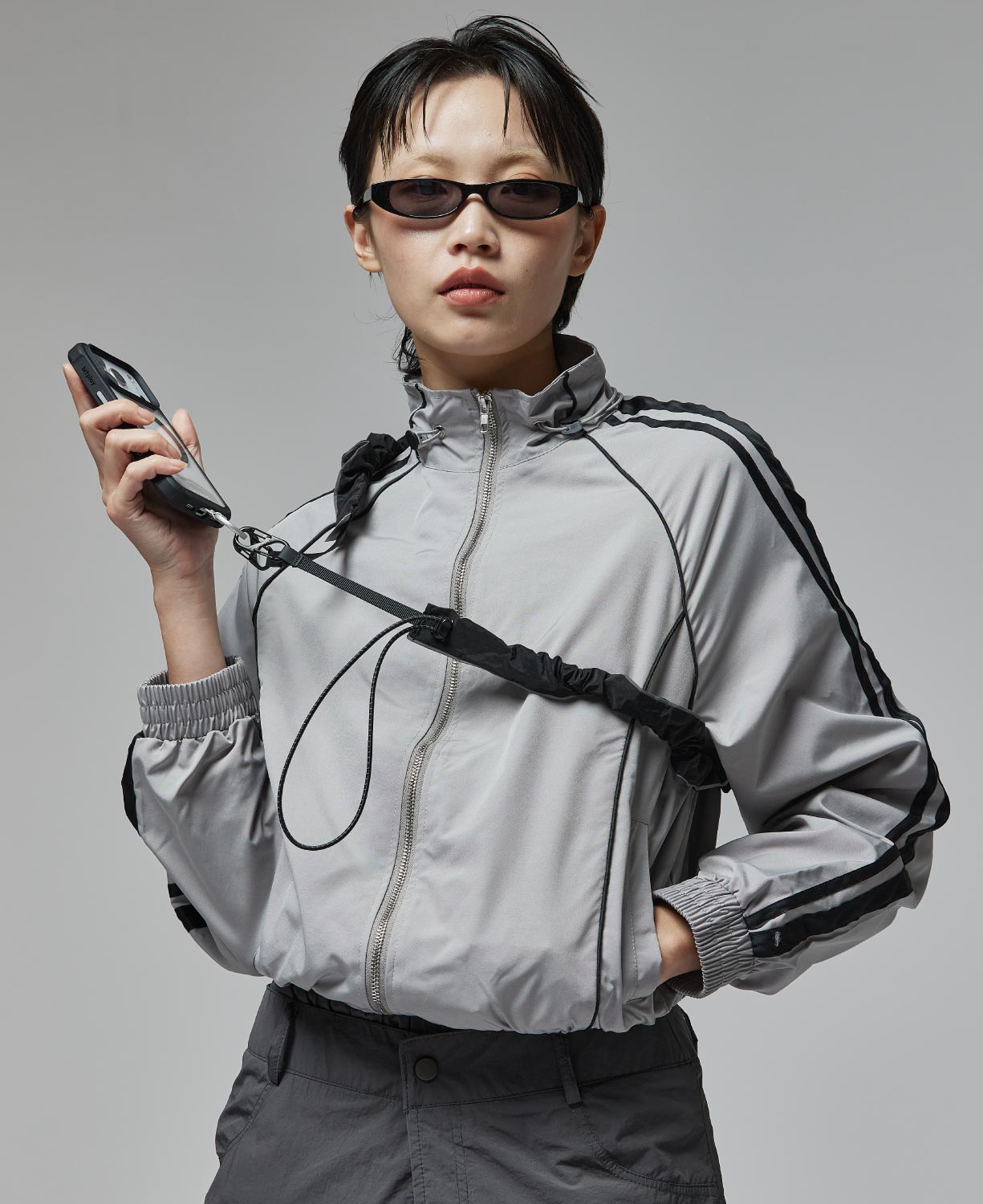 圈圈反光背帶 探索黑