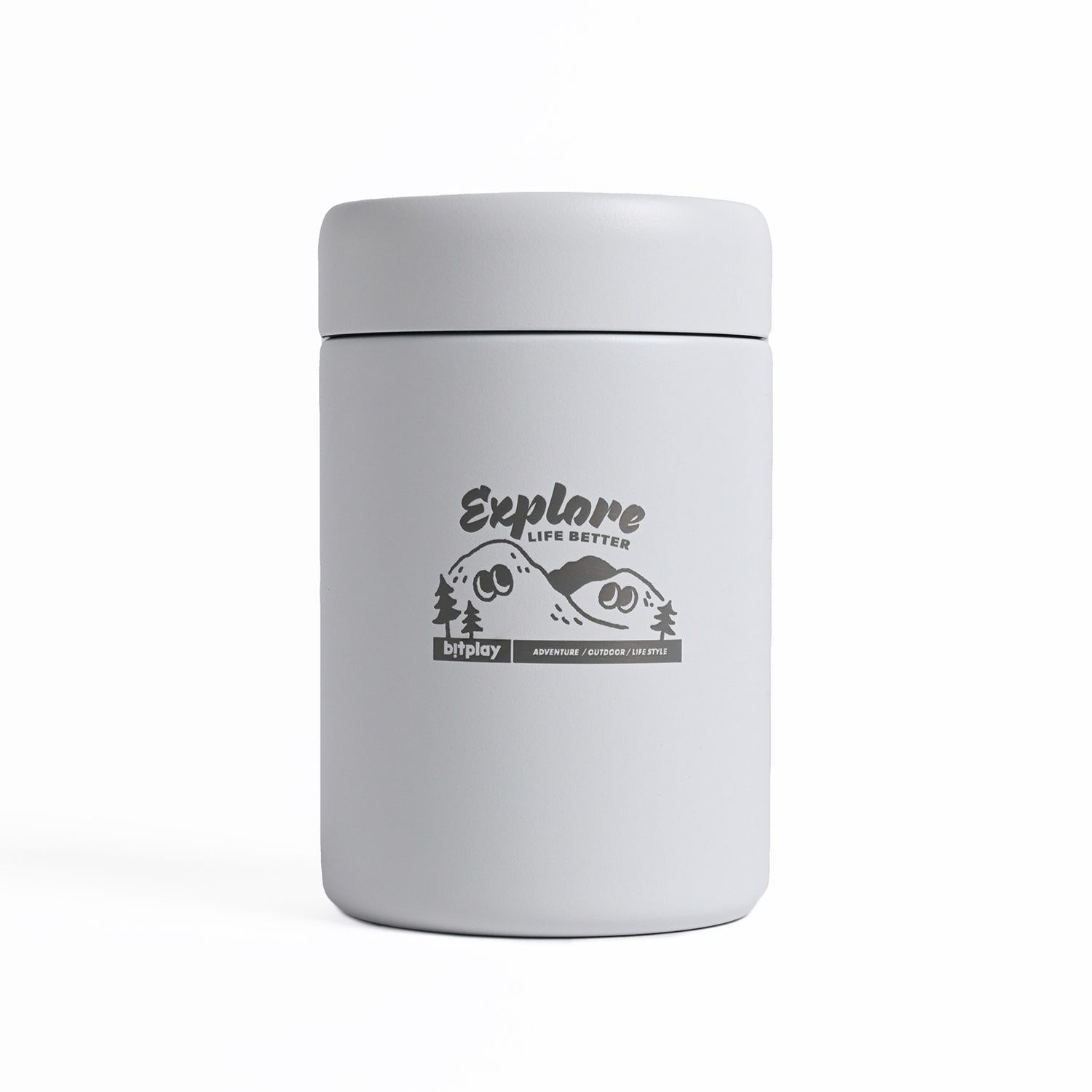 MiiR x bitplay 雙層真空啤酒保冰罐 12oz/354ml 霧白色